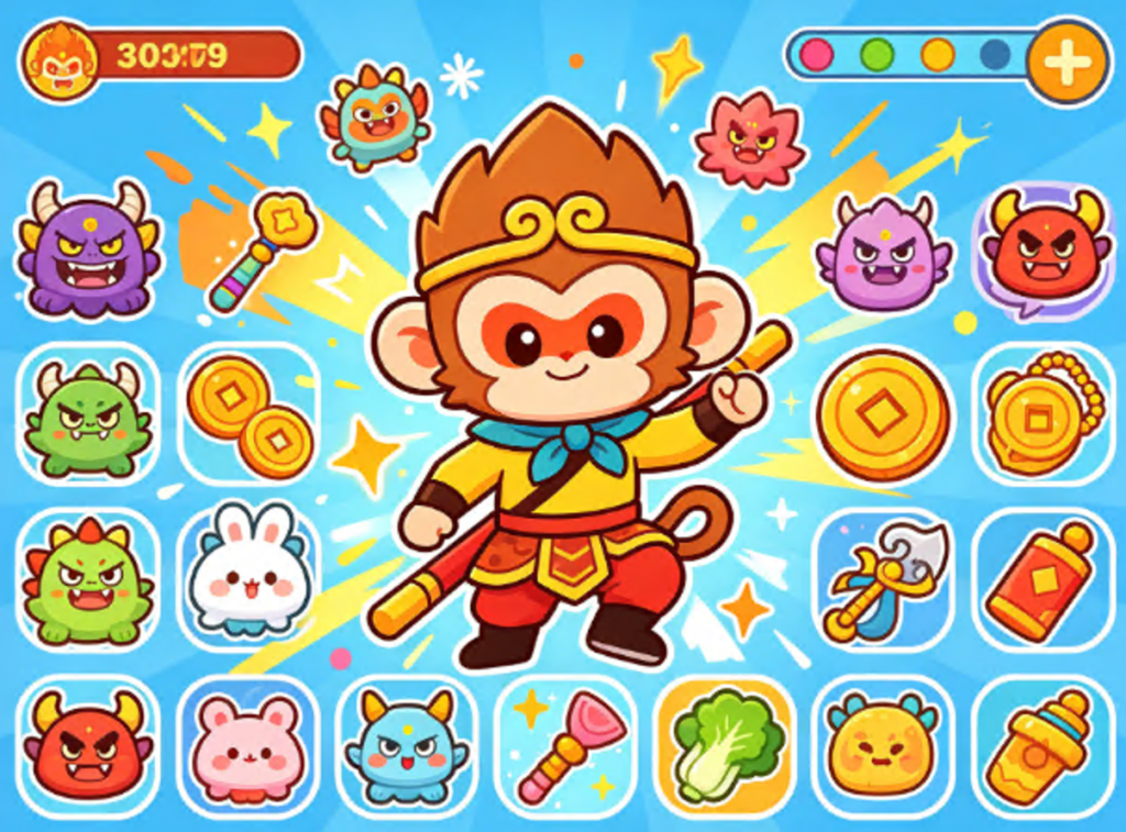 谁懂！这款大圣消消乐也太解压了✨摸鱼休闲神器