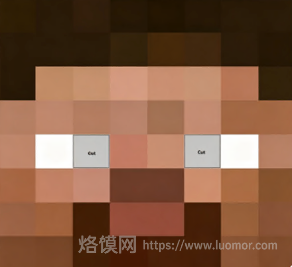 我的世界头套纸膜